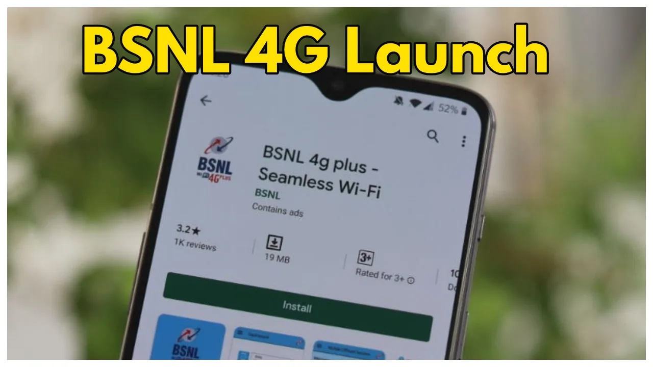 BSNL 4G Launch: Say