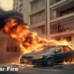 Electric Car Fire