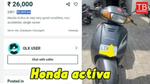 Featured image for: For only RS 26000, a second-hand Honda Activa is available in very good condition. Know the details. in Business category