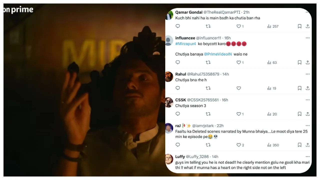 Mirzapur Fans Disappointed with