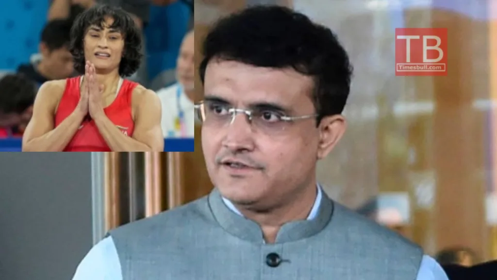 विनेश फोगाट के समर्थन में उतरे सौरव गांगुली, कही ऐसी बात कि हर भारतीय का सिर होगा गर्व से चौड़ा