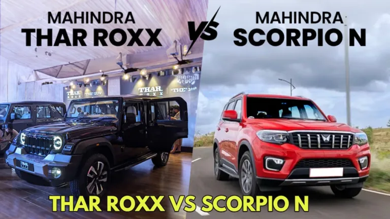 Mahindra Scorpio N vs Thar Roxx: A Closer Look at the Base Models and Features