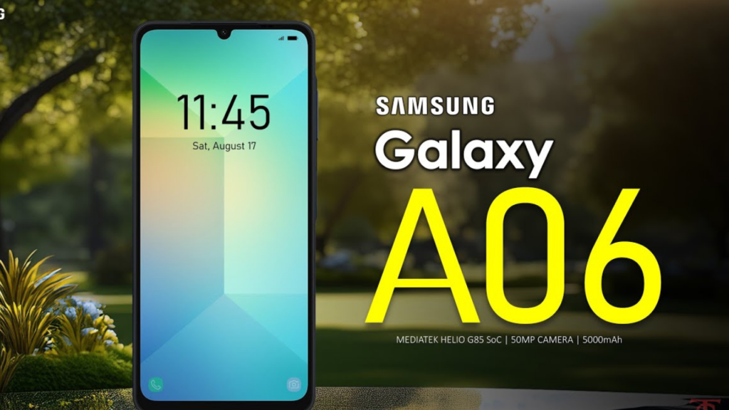 Samsung Galaxy A06: Budget-Friendly Powerhouse with 6.7-Inch Display and 90Hz Refresh Rate