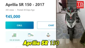 Featured image for: Buy Aprilia SR 150 with amazing features and bring it home for just 40 thousand in Business category
