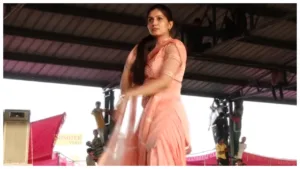 Featured image for: Haryanvi Song: Sapna Choudhary Stunning Stage Performance on 'Gaam Ke Deri Lath'  in Entertainment category
