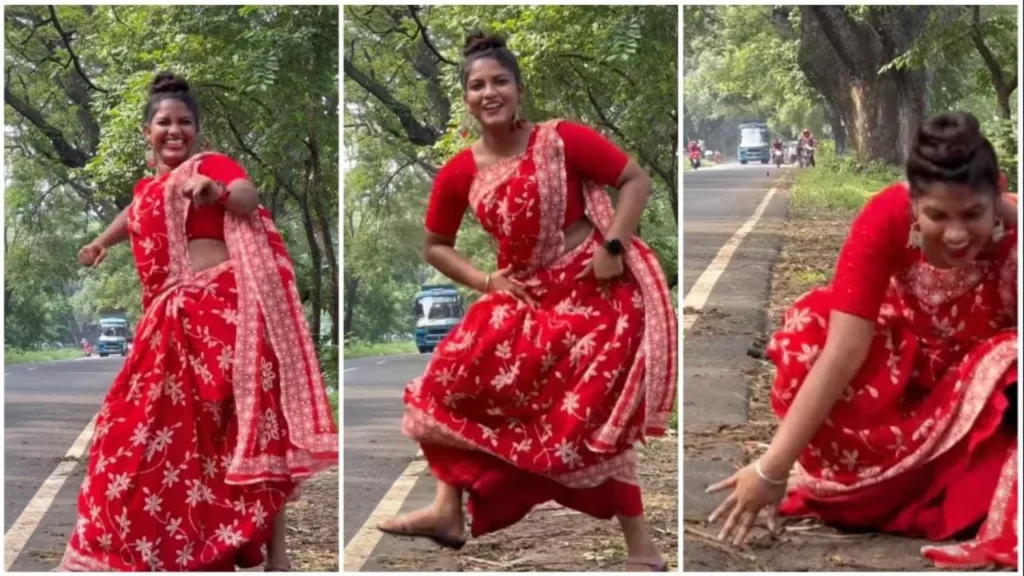 तौबा-तौबा सांग में रोड में थिरका रही थी कमर, ऐसा हुआ हादसा कि जान से बची, देखें वायरल वीडियो!