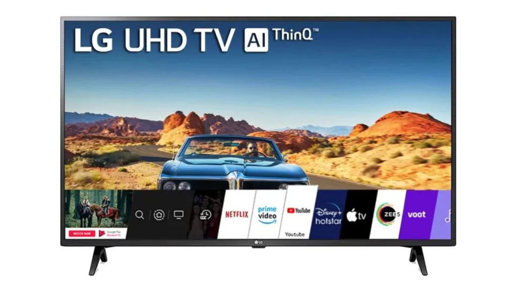 Buy LG 108 cm4K Ultra Amazon Great Indian Festival And Flipkart BBD Sale Maximum discount up to 43%