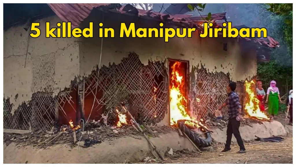 Manipur Violence- rockets fired in Bishnupur, 5 killed in Jiribam
