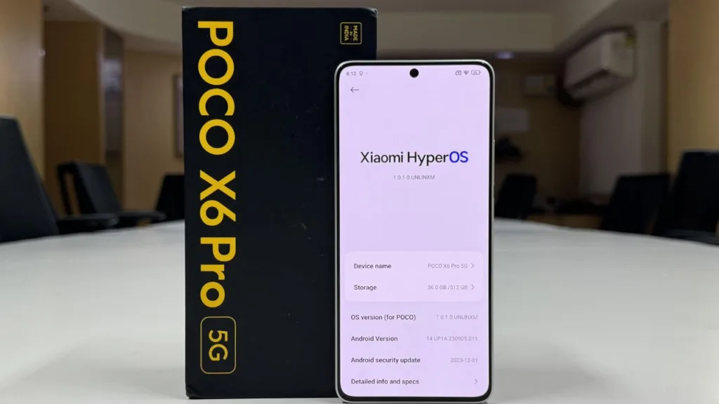 POCO X6 Pro Offers 5160mAh Battery with Quick Charge 3.0
