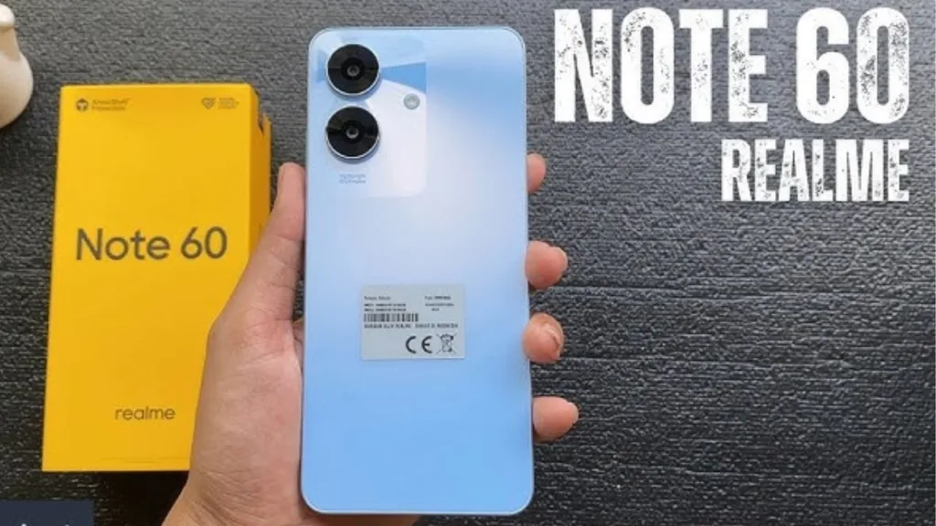 Realme Note 60 7.98mm Ultra Slim Premium Vegan Leather Design