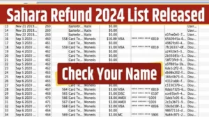 Featured image for: Sahara India's new refund list released, if your name is in this list then you will get your money refund in latest news category