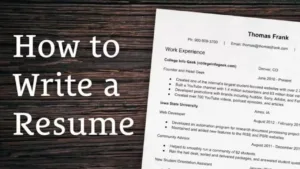 Featured image for: How to Write a Resume - should be Clear, Concise, and Tailored To Each Job Application in Education category