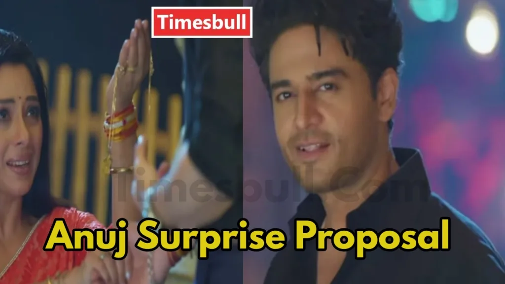 Will Anupama Say Yes? Anuj Romantic Proposal Shocks Fans