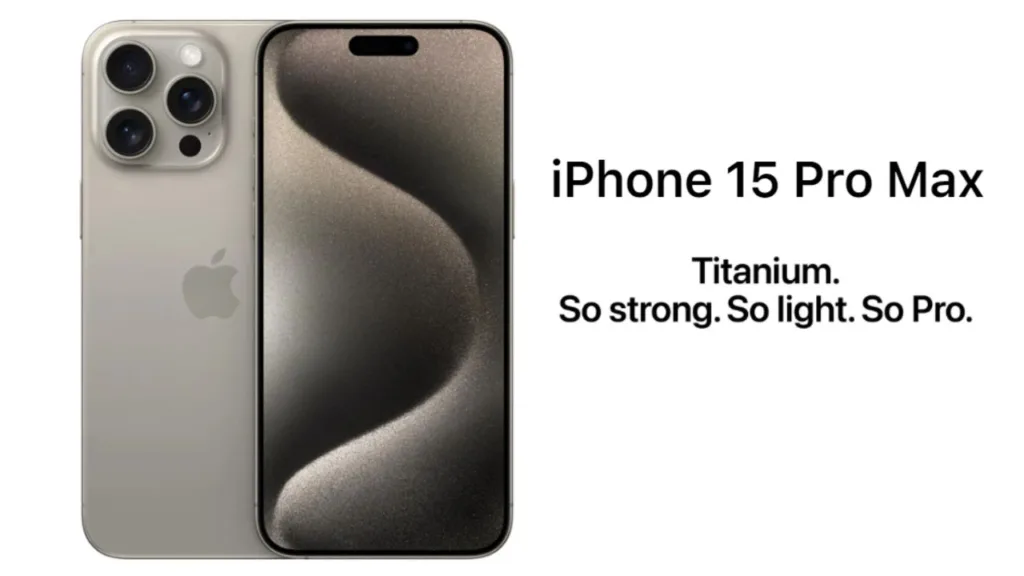 Apple iPhone 15 Pro Max smartphone boasts impressive features and capabilities