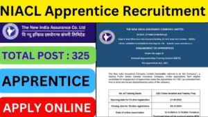 Featured image for: NIACL Apprentice Recruitment 2024- Check Age Limit, Eligibility & More, Apply Now! in Education category