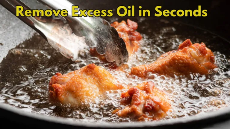 Kitchen Tips: Remove Excess Oil from Gravy and Vegetables