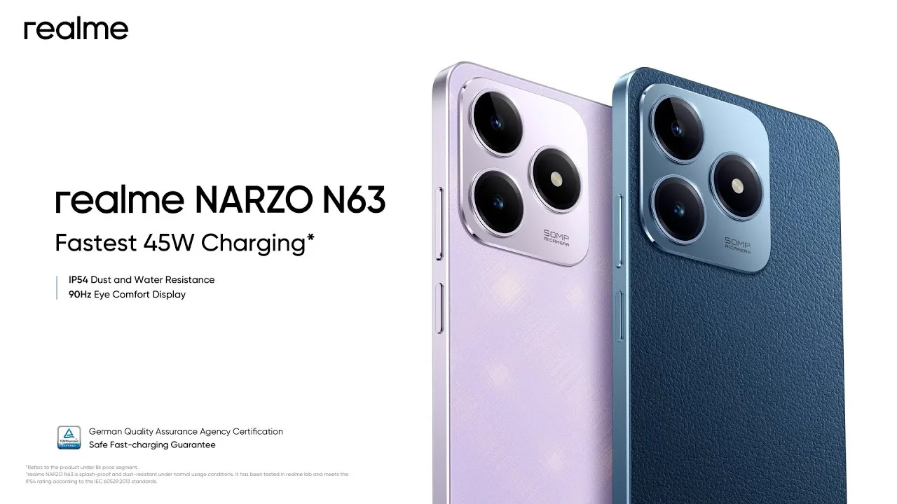 Realme Narzo N63 with