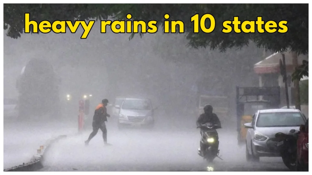 Weather Update- warning very heavy rains in 10 states over next 4 days, check forecast