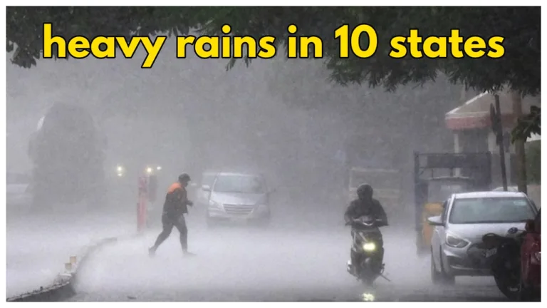 Weather Update- warning very heavy rains in 10 states over next 4 days, check forecast