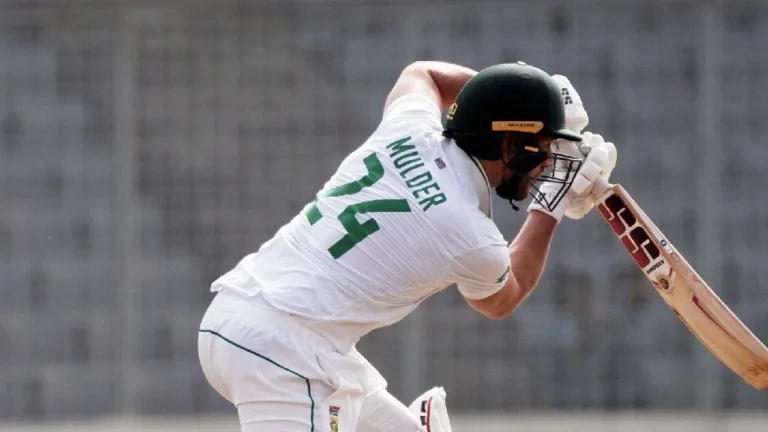 Impressive performance from Wiaan Mulder, possible big thing from South Africa