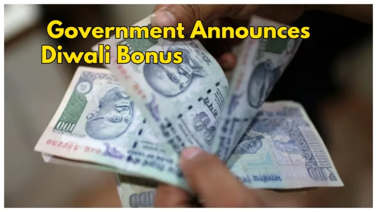 Diwali Gift- Central Government Announces Bonus for Employees, 4% DA for 3.5L HP pensioners