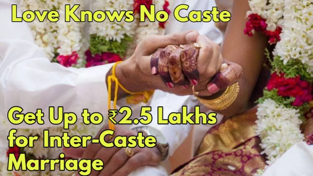 Break Caste Barriers: Get Up to ₹2.5 Lakhs for Inter-Caste Marriage, See How