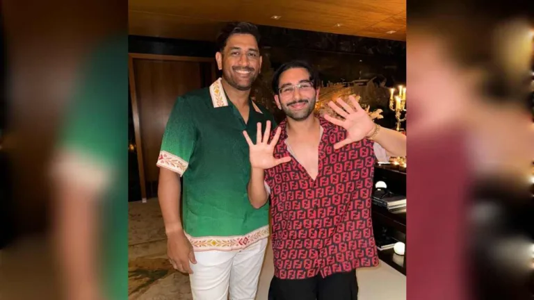MS Dhoni at Radhika’s birthday party, social media flooded with new photos and videos