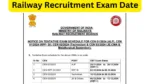 Railway Recruitment Exam Date