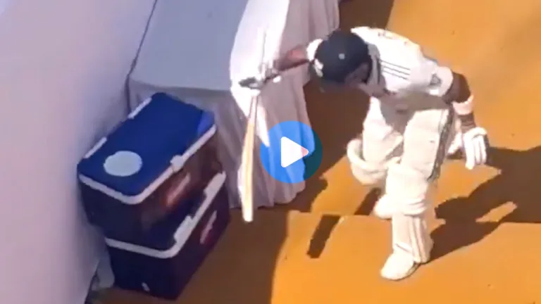 Watch Video: Smashed his bat on a box, Virat Kohli’s angry moment caught on camera