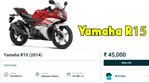 Featured image for: Yamaha R15: A Stylish and Affordable Second-Hand Motorcycle at low cost in Business category