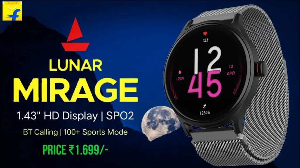 Exclusive Deals on boAt Lunar Mirage Smartwatch for Amazon’s Great Indian Festival