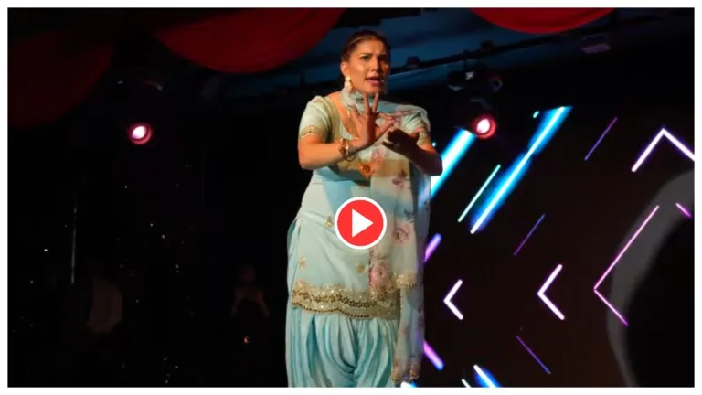 Sapna Choudhary Dance Performance on ‘Balam Mera Gora Chitta Chhail’ Song Trend on youtube