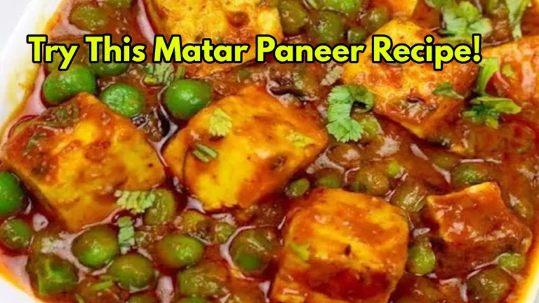 Want to Impress Your Guests? Make This Delicious Matar Paneer