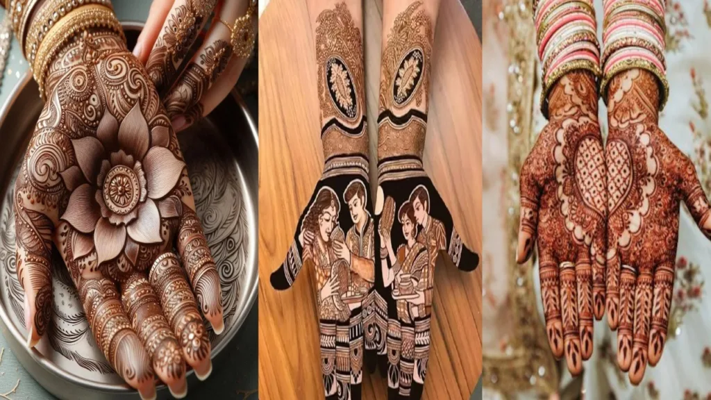 Apply modern and simple mehndi on Karva Chauth, it is so beautiful that everyone will copy you