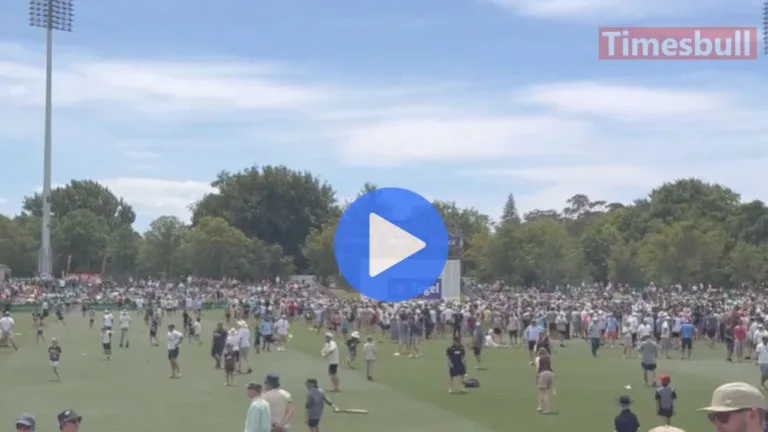 NZ vs ENG 1st Test: Fans Reach the Pitch During Intense New Zealand-England Clash! Watch Viral Video