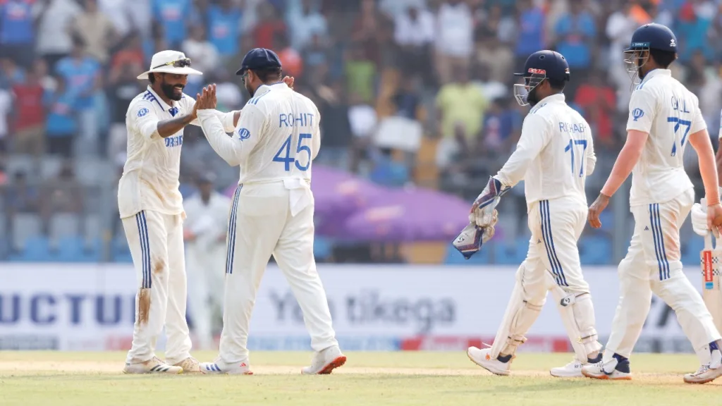 Fifer for Ravindra Jadeja, shining Sundar in Wankhede, 2 positive points for India