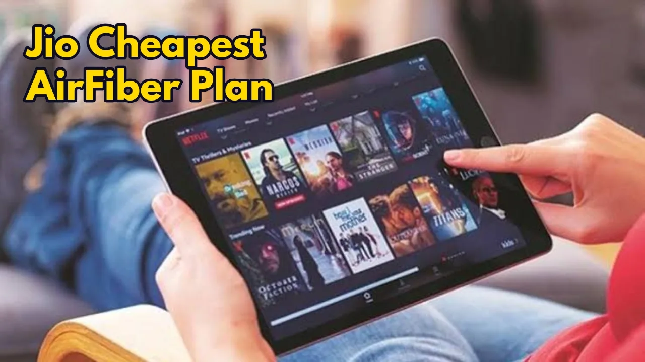 Jio Cheapest AirFiber Plan