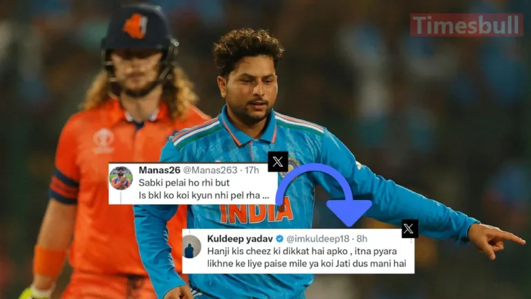 “Itna Pyaara Likhne Ke Liye…’: Kuldeep Yadav Shuts Down An Abusive Fan, Netizens Applaud His Response”