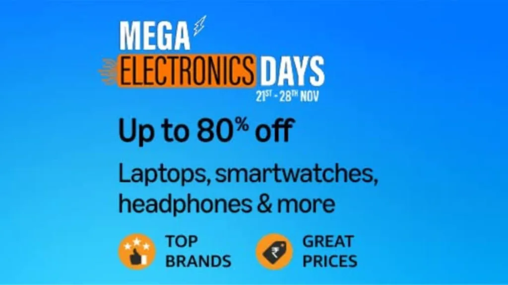 Grab Best Laptops Upto 37% Off on Amazon Mega Electronics Days Sale