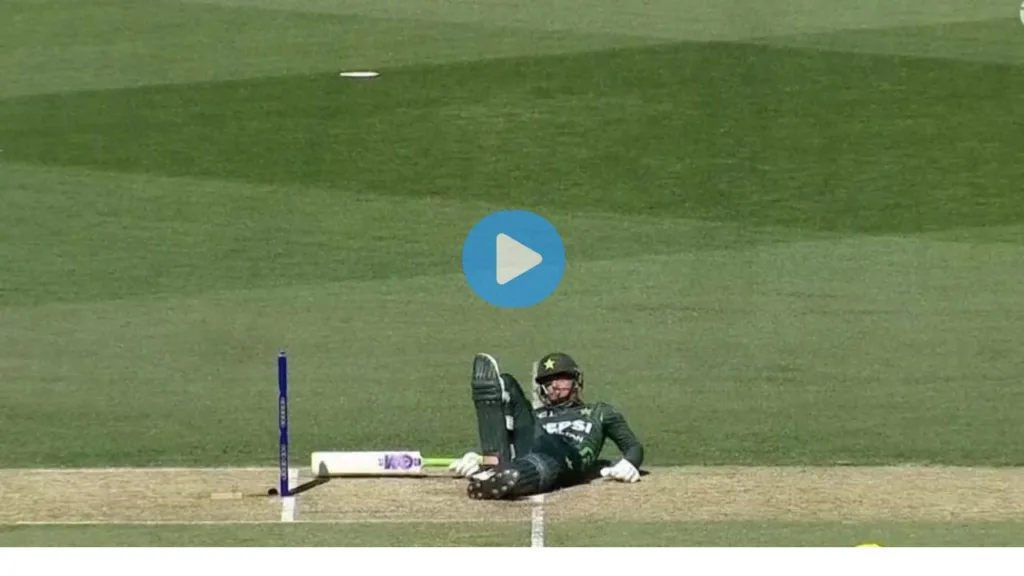 Watch: Pakistan’s star batter Saim Ayub Slips Hilariously During Third ODI Against Australia