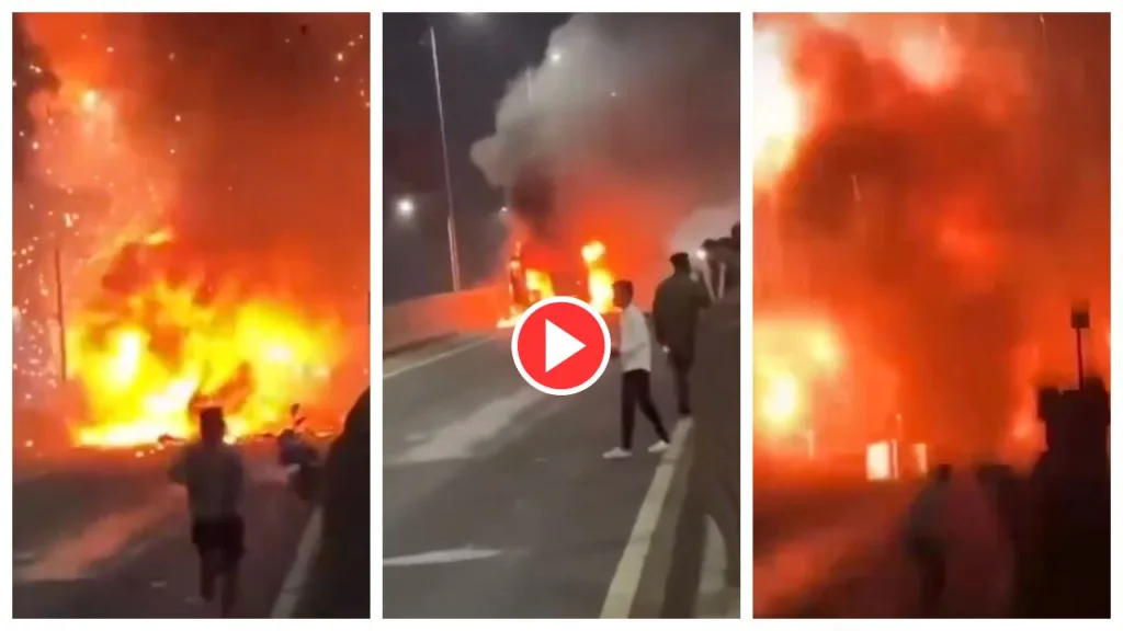 Maharashtra Ambulance Blast – Pregnant Woman Safe, Nearby Houses Damaged, Video Viral