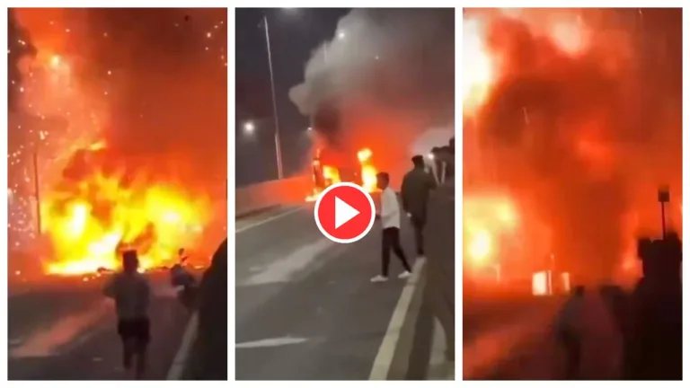 Maharashtra Ambulance Blast – Pregnant Woman Safe, Nearby Houses Damaged, Video Viral