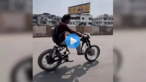 Featured image for: Watch Viral Video: A bike running on road with neither any engine nor petrol tank! in Daily News category