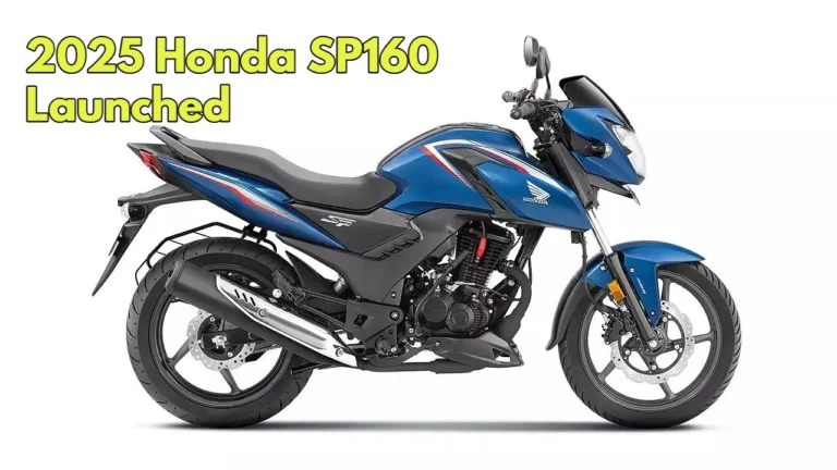 2025 Honda SP160: New Features and a Slight Price Hike, Book Now