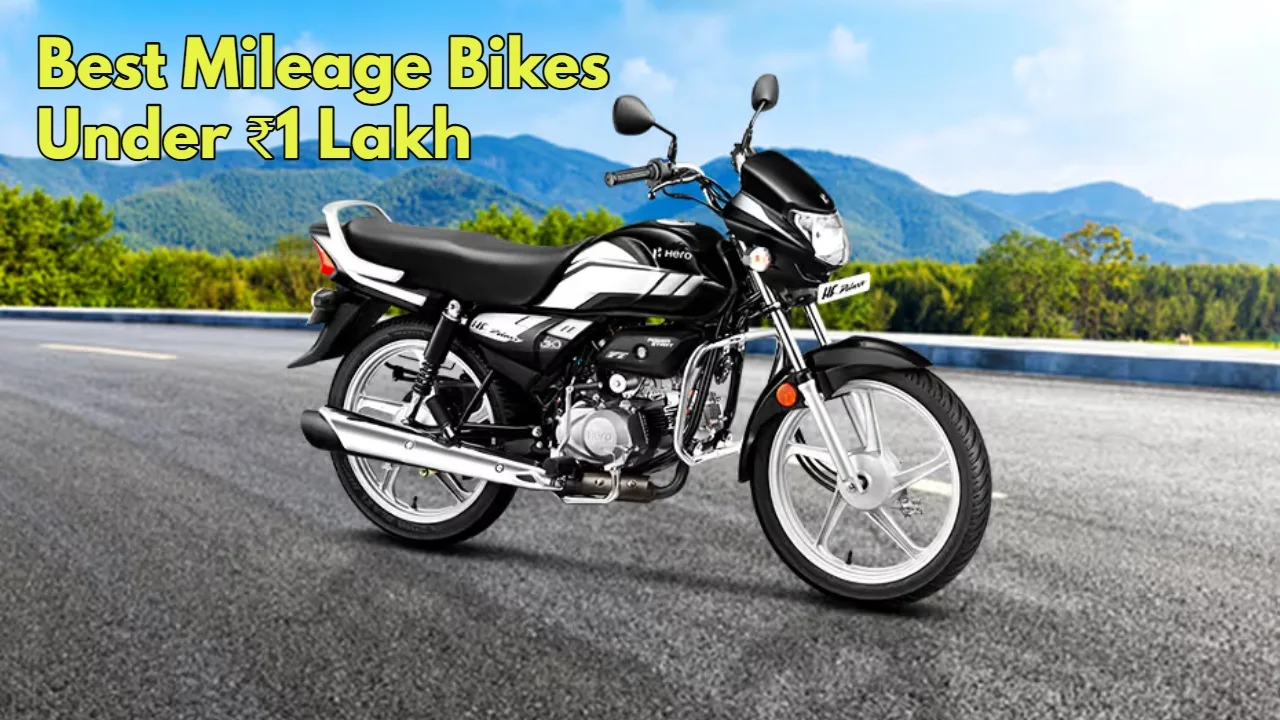 Bikes Under ₹1 Lakh: Top...
