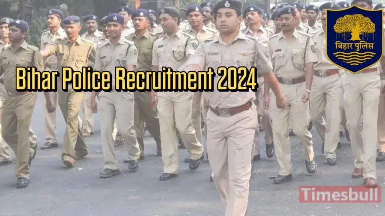 Bihar Police Recruitment 2024: 305 Vacancies Announced – Check Eligibility, Application Process, and Deadline