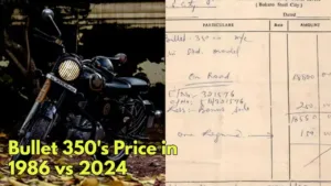 Featured image for: Royal Enfield Bullet 350's 1986 Bill Reveals a Stunning Price Leap to 2024 in Business category