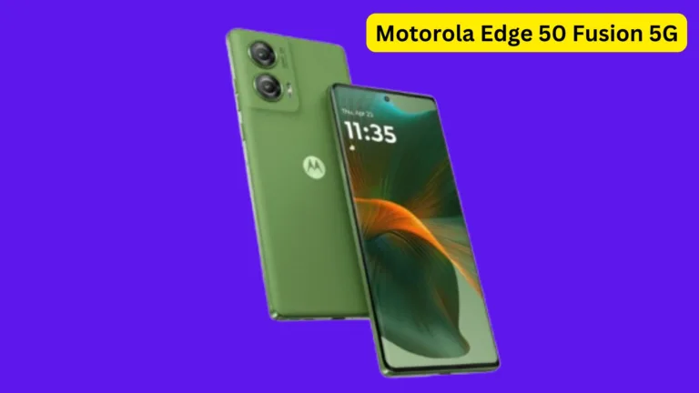 Motorola Edge 50 Fusion 5G with 5000 mAh battery, great specifications with great camera