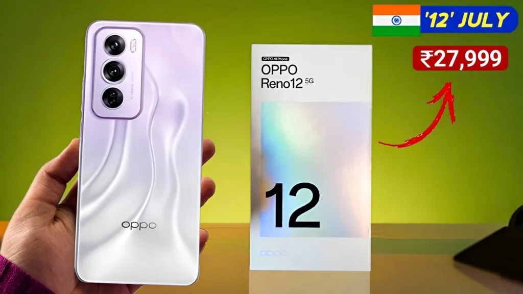 Oppo Reno 12 5G  Under Rs 28,000 on Flipkart in India