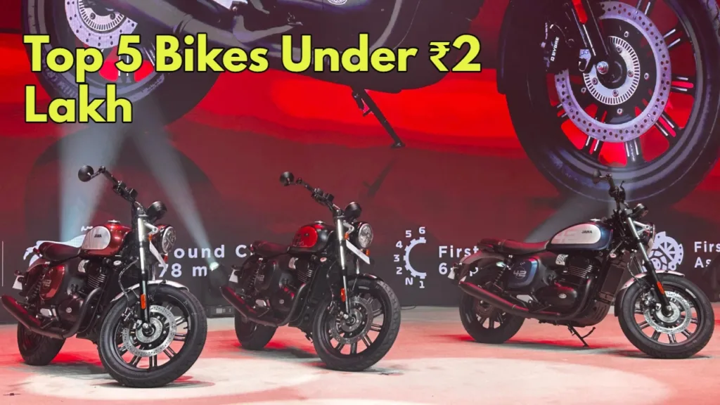 Top 5 Bikes Under 2 Lakh: Pulsar NS400Z, Hunter 350, Gixxer 250, CB300F and Jawa 42